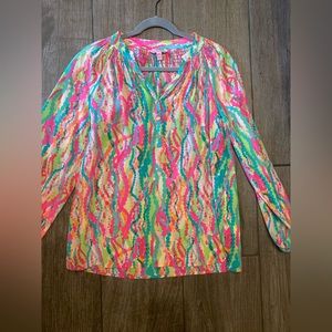 Lilly Pulitzer Elsa Silk Top 🌴 NWOT 🌴